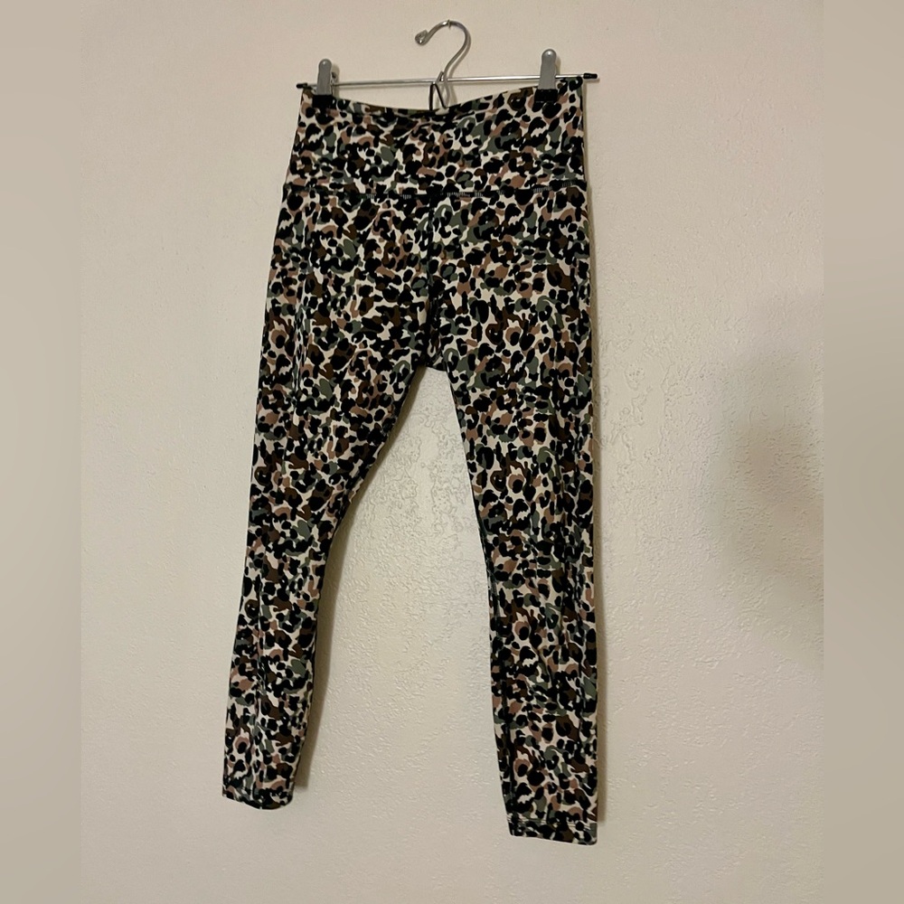 Lorna Jane Leopard Print Active Core A/B Tights